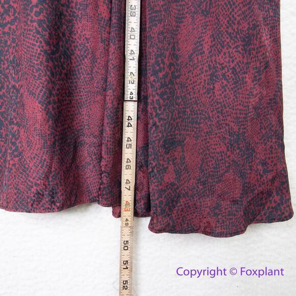 Ann Taylor snake print wrap dress, size 16 - Picture 9 of 16